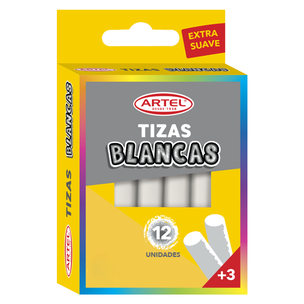  TIZA BLANCA  12 UNID. ARTEL 
