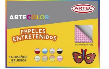  CARPETA ESCOLAR P.ENTRETENIDO 8HJ 16 DISEOS ARTEL 