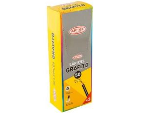  LAPIZ GRAFITO 2HB X50 UNID TRIANGULAR ARTEL 