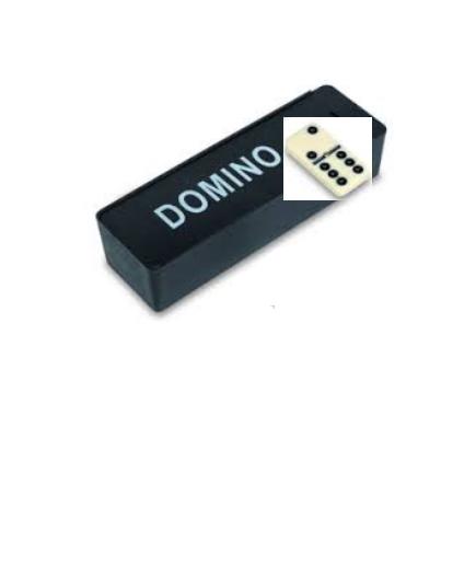  JUEGO DOMINO ESTUCHE PLASTICO 