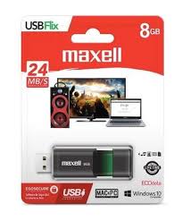  PENDRIVE  8 GB MAXELL FLIX 