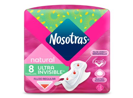  TOALLA HIG. NOSOTRAS ULTRA INVISIBLE SUAVE 8 UN NA 
