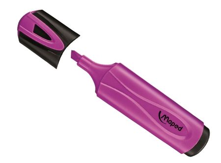  DESTACADOR MAPED MORADO FLUO PEPS 