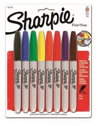  MARCADOR M/USO ESTU X 8 UN CLASICO 1807740 SHAR 