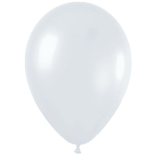  GLOBOS N 9 LISO X 25 UN KIKO BLANCO 