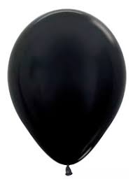  GLOBOS N 9 LISO X 25 UN KIKO NEGRO 