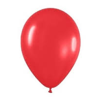  GLOBOS N 9 LISO X 25 UN KIKO ROJO 