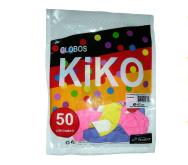  GLOBOS N 9 LISO X 50 UN SURTIDOS KIKO 