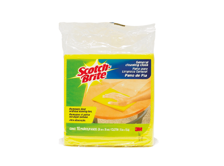  PANO ABSORB/CELULOSA X 10 3M 38X38CM SCOTCH BRITE 