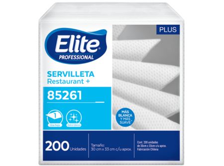  SERVILLETA MESA+RESTAURANTE ELIT X 200 UND 33X30CM 