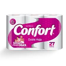  PAPEL HIG. 6 ROLLOS 25 MT H/D CONFORT 