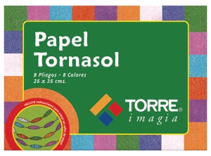  CARPETA ESCOLAR PAPEL TORNASOL 8 HJ. TORRE. 