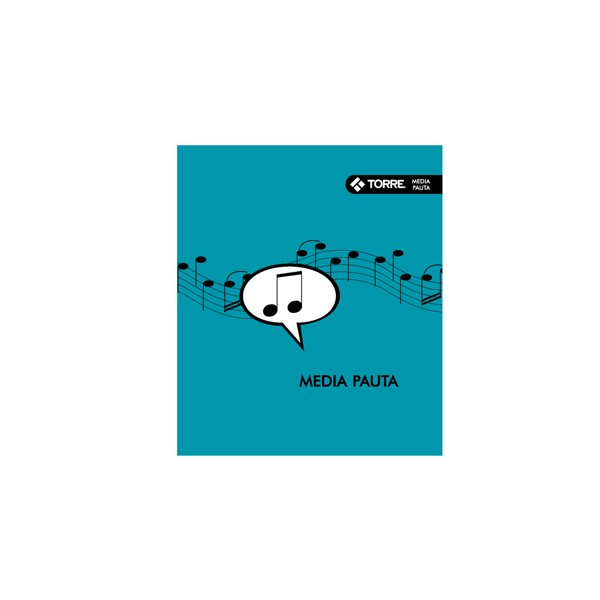  CUADERNO MUSICA 1/2 PAUTA 10 HJ TORRE 
