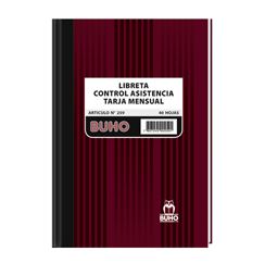  LIBRETA TARJA 40 HJ.BUHO 259 