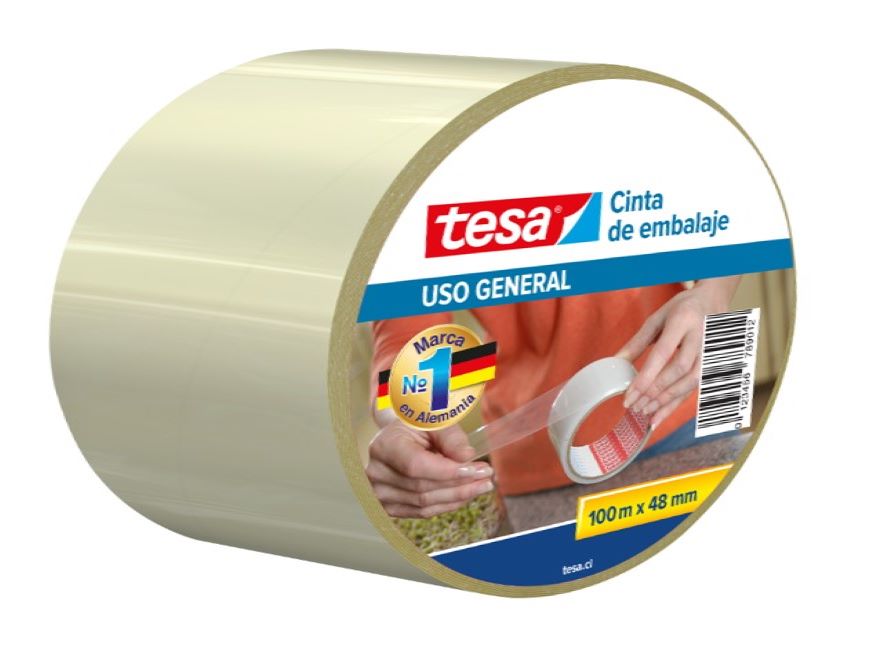  CINTA EMBALAJE TRANSP. 48 X 100 MT TESA 