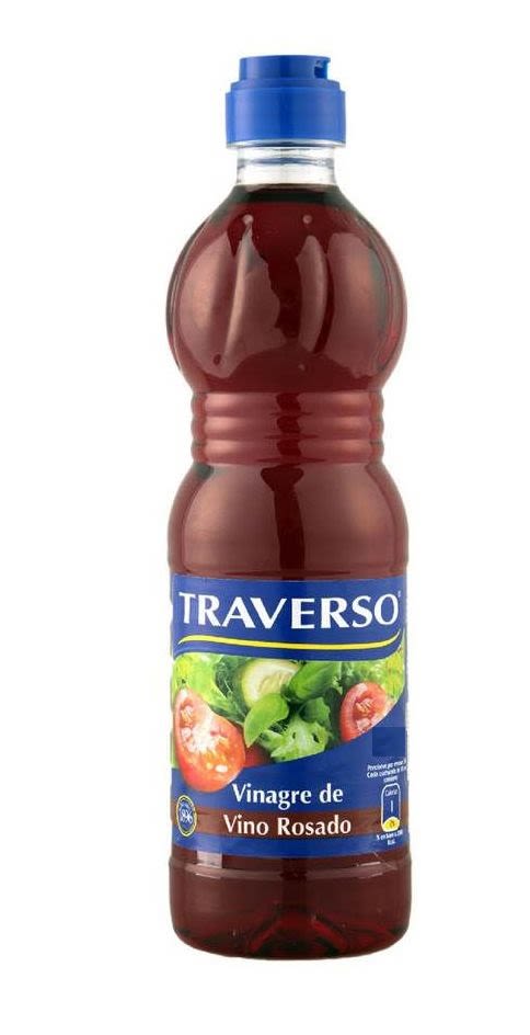  VINAGRE 500 ML TRAVERSO ROSADO 