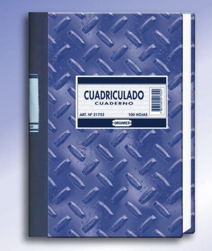  CUADERNO EMPASTADO M7 100 HJ ORGAREX 21755 