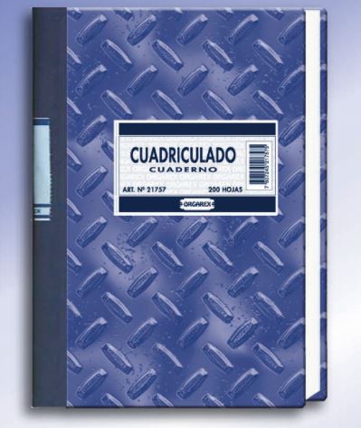  CUADERNO EMPASTADO M7 200 HJ ORGAREX 21757 