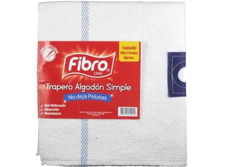 TRAPERO SIMPLE C/OJAL 50 X 70 FIBRO 