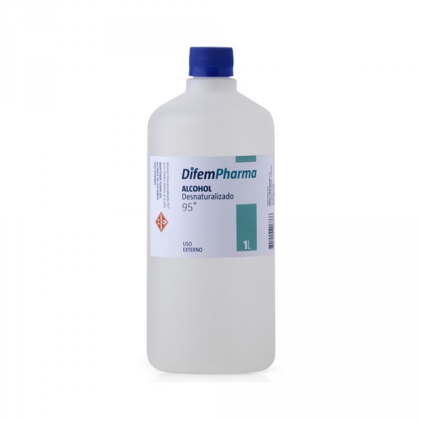  ALCOHOL 1 LT DESNATURALIZADO 95% DIFEM 