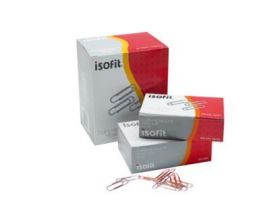  CLIPS ISOFIT METAL  33 MM PTA.REDONDA 100 UND. 