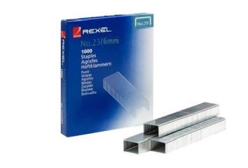  CORCHETES 23/6 DE 1000 REXEL PARA CLAVADORAS REX 