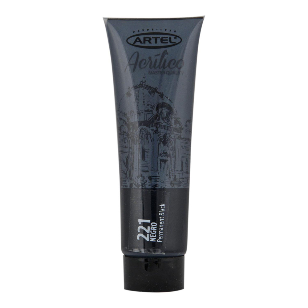  PINTURA ACRILICA 35 CC NEGRO 221 ARTEL 