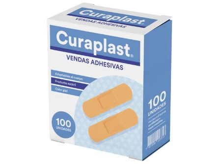  PARCHE CURITA CURAPLAST ESTERIL BOLSA 100 UN 