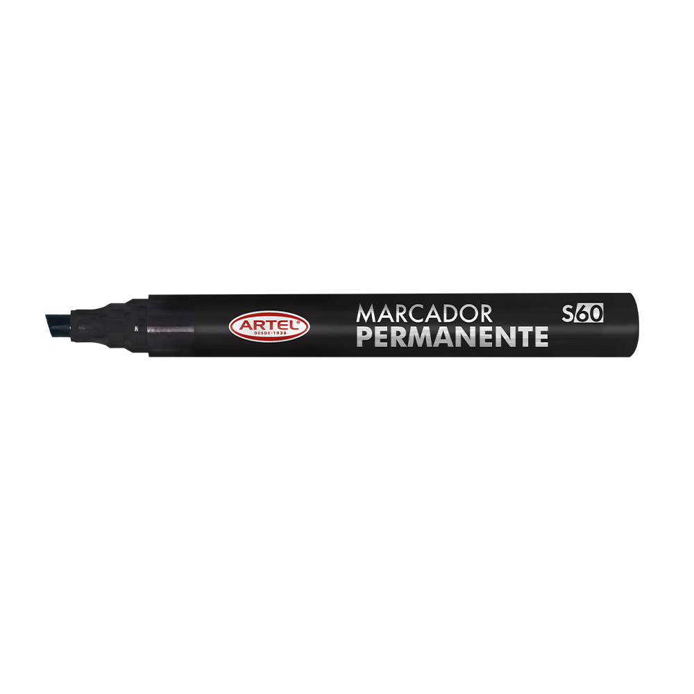  MARCADOR PERMAN.ARTEL P.BISELADA 60 NEGRO 