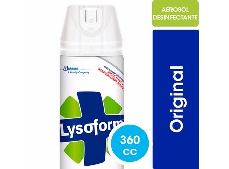  DESINFEC. AEROSOL 360 CC A/BACT LYSOFORM MONTAA 
