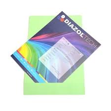  PAPEL FOTOC.  COLOR CARTA 50 HJ. 75GR VERDE PASTEL 