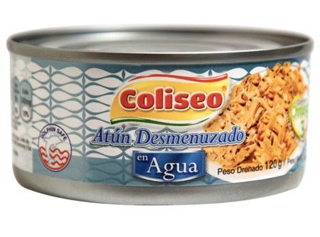  ATUN DESMENUZADO AGUA 170 GR COLISEO 