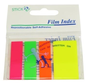  BANDERITAS STICK NOTE INDICE X 4 NEON  100 HJ 