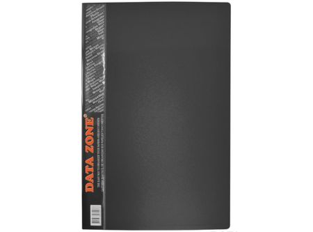  CARPETA C/FUNDA 40 FUNDAS OFICIO NEGRA DATA ZONE 