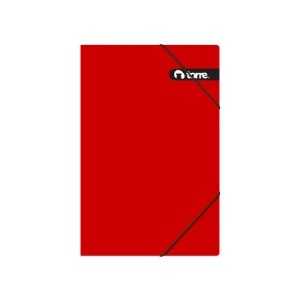  CARPETA CARTERA C/ELASTICO TORRE OFICIO ROJA 