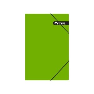  CARPETA CARTERA C/ELASTICO TORRE OFICIO VERDE 