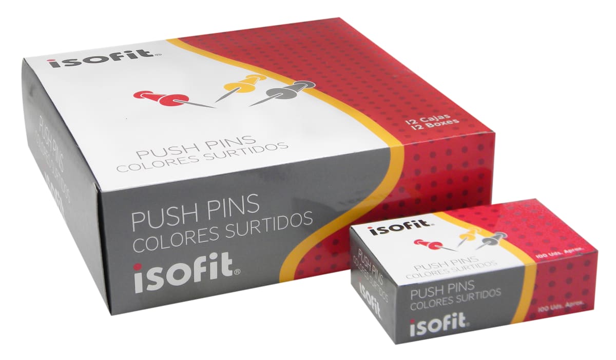  PUSH-PINS 100 UND ISOFIT 