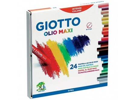  LAPIZ PASTEL 24 COL. GIOTTO AL OLEO 
