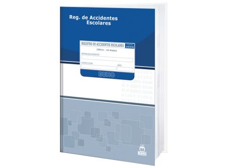  LIBRO REGISTRO ACCIDENTES ESCOLARES BUHO 2059 