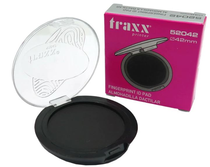  TAMPON DACTILAR 42MM NEGRO TRAXX X 1 UN 