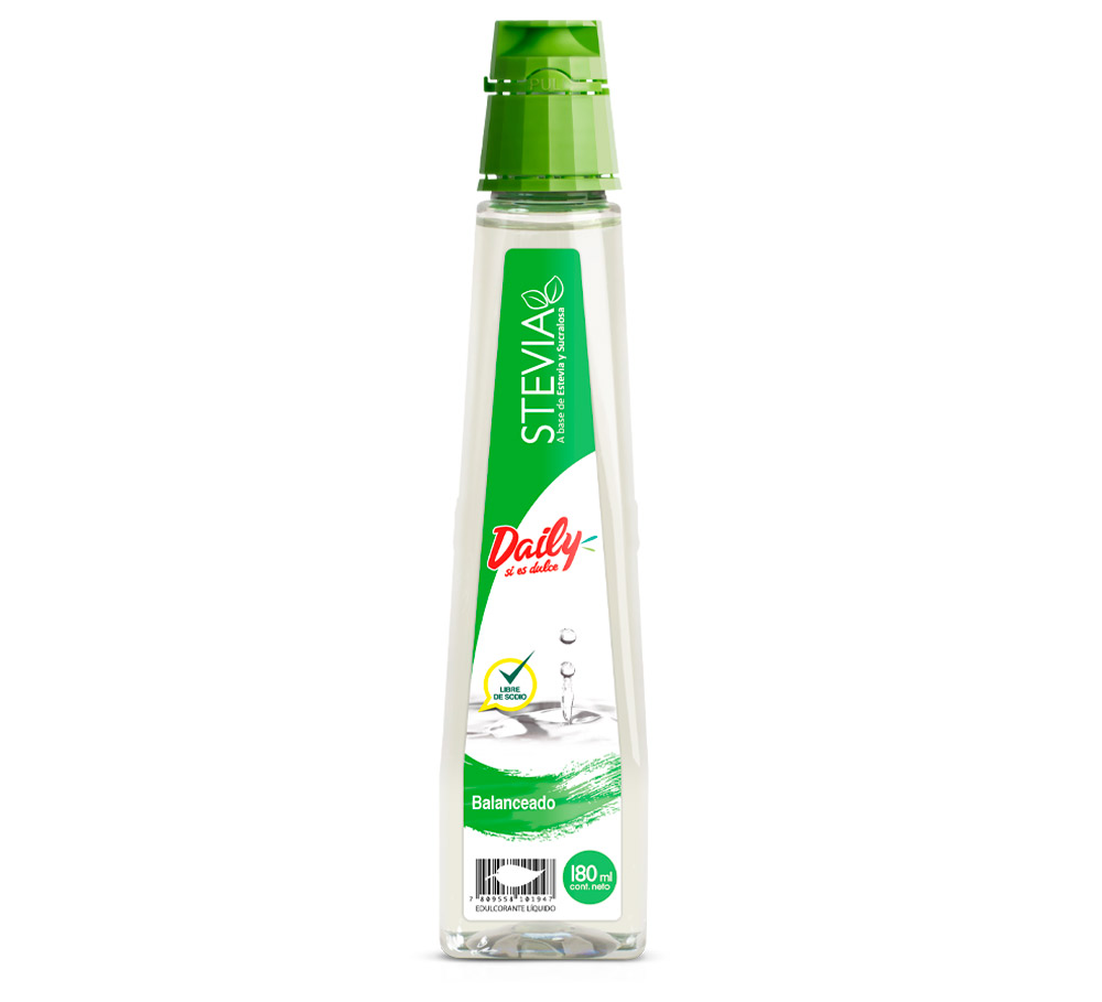  ENDULZANTE DAILY CON STEVIA 180 ML 