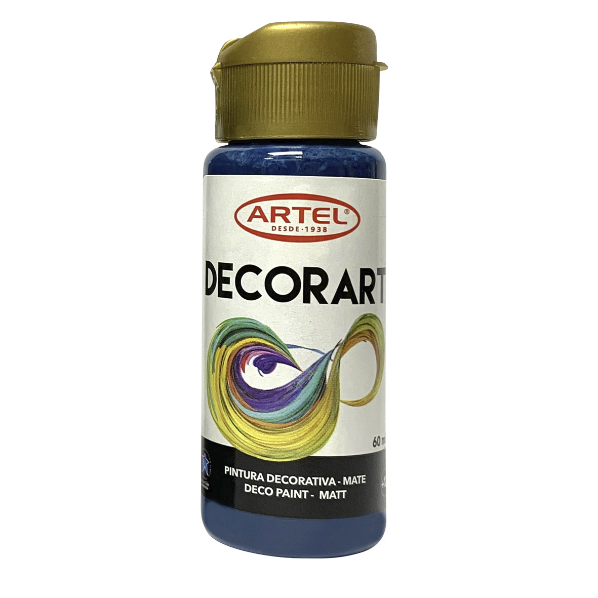  PINTURA DECORART 60 CC AZUL/OSCURO ARTEL N/45 
