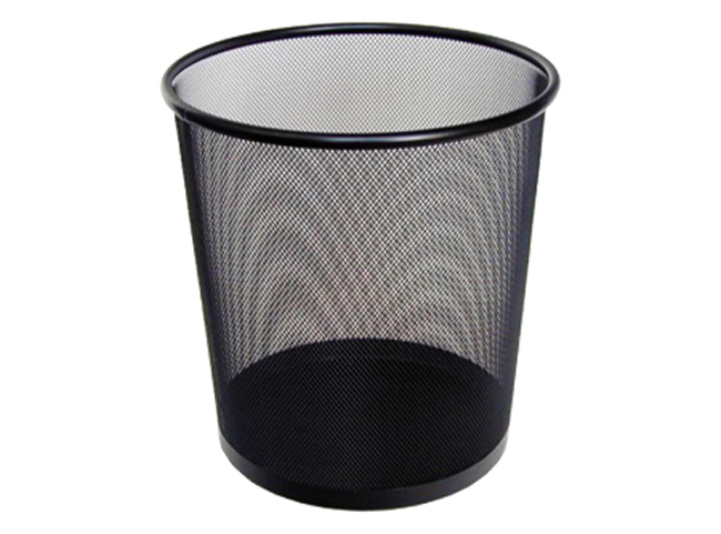  PAPELERO METALICO 35 X 30 CM. NEGRO DIAMET 