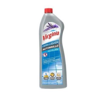  CERA LIQ. 900 ML VIRGINIA AUT/BRIL. INCOLORA LAVA 