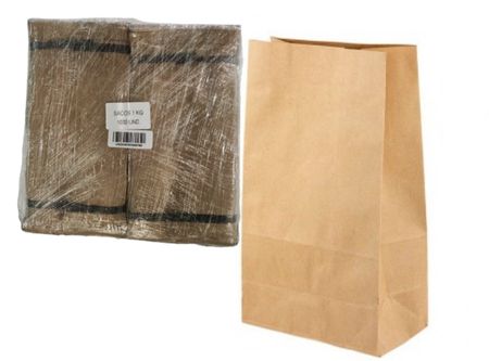  BOLSA PAPEL KRAFT 1KL. DP X 1000 UN 12X23X4.5 
