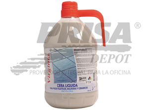  CERA LIQ. 5 LT. VIRGINIA PIS/PLAST INCOLORA PET 