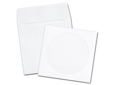  SOBRE BLANCO PARA CD CON VENTANA X 25 UN 