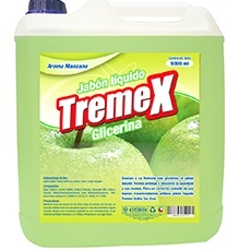  JABON LIQ. 5 LT. TREMEX MANZANA C/GLICERINA 