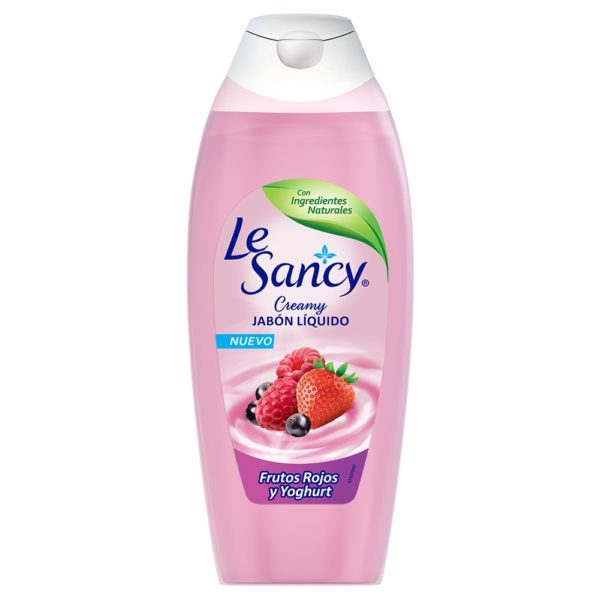  JABON LIQ. 750 ML FRUTOS ROJOS YOGURT LE SANCY 