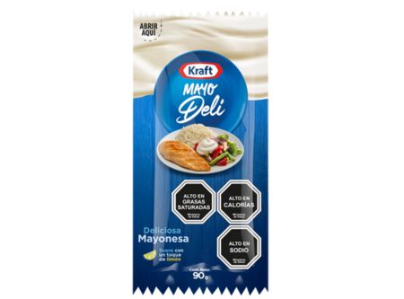  MAYONESA 90 GR SACHET DP X 18 UN DELI KRAFT 